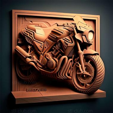 3D мадэль Kawasaki GPZ 1100 (STL)